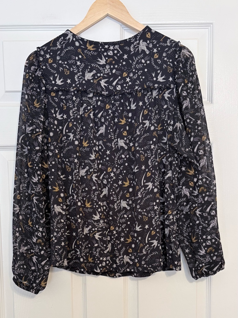 Boden Violette Blouse In Mystic Woodland - Picture 5 of 10